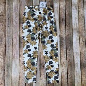 NWT Kate Quinn Bamboo Retro Floral Classic Panda Pants